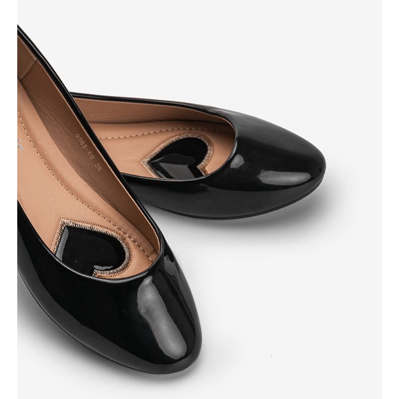Ballerine India laccate nere nero 1