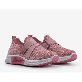 Scarpe sportive slip-on Akira rosa 1