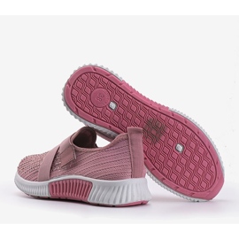 Scarpe sportive slip-on Akira rosa 2