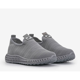 Scarpe sportive slip-on Katy grigie grigio 2