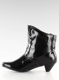 Stivali con fiocco 5196-3V vernice nera nero 2