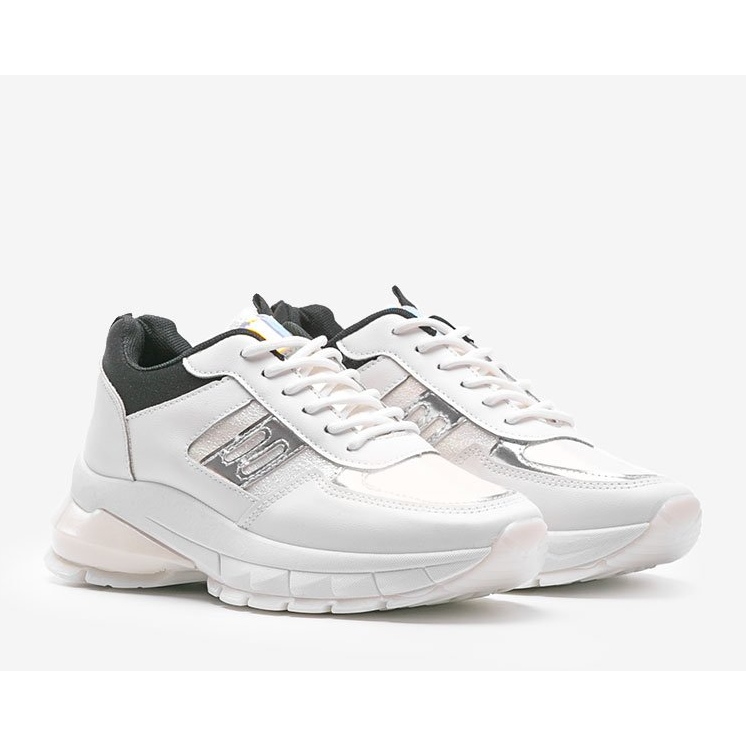 Sneakers Dana bianche e nere bianco nero 2