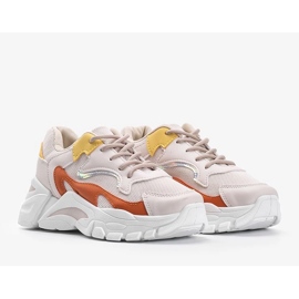 Sneakers sportive Lesly beige 1