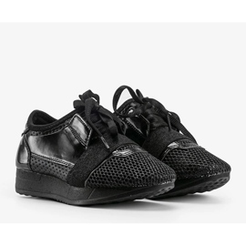 Sneakers nere per bambini di Kelli nero 1