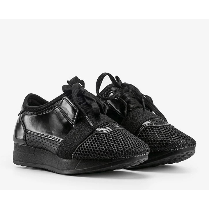 Sneakers nere per bambini di Kelli nero 1