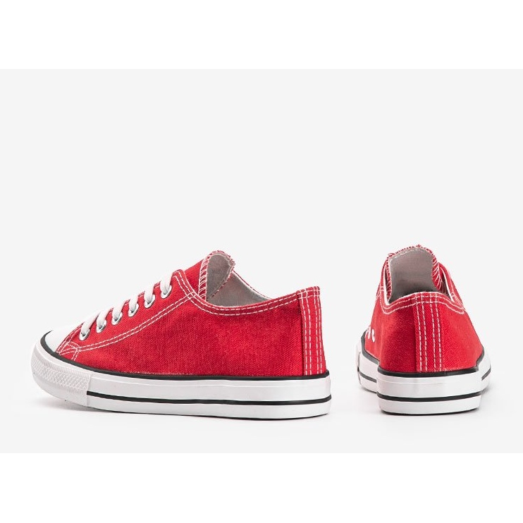 Sneaker basse rosse classiche Destini rosso 1