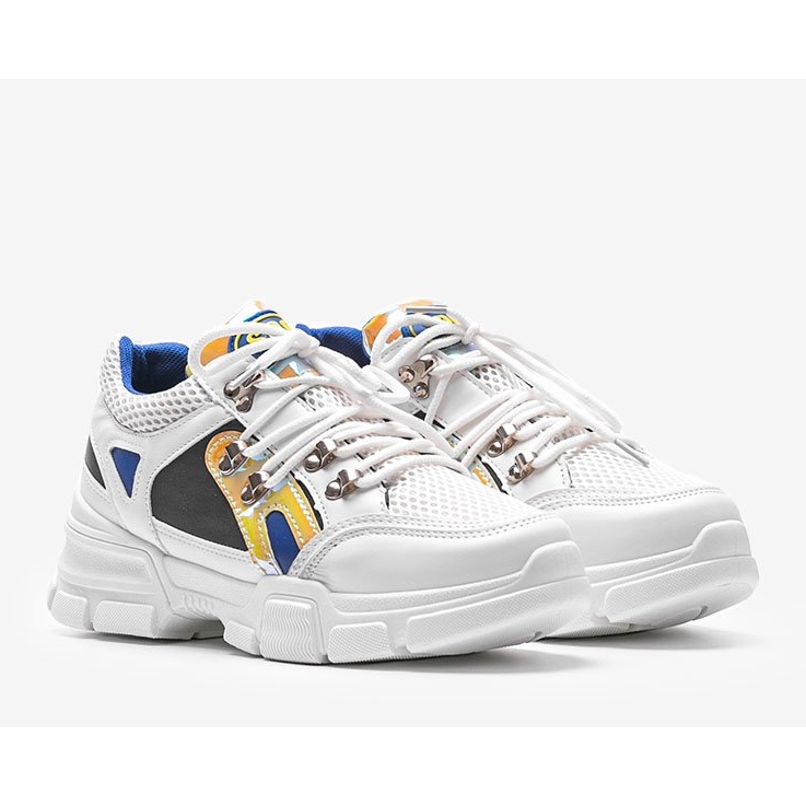 Sneakers sportive bianche Karla bianca 1