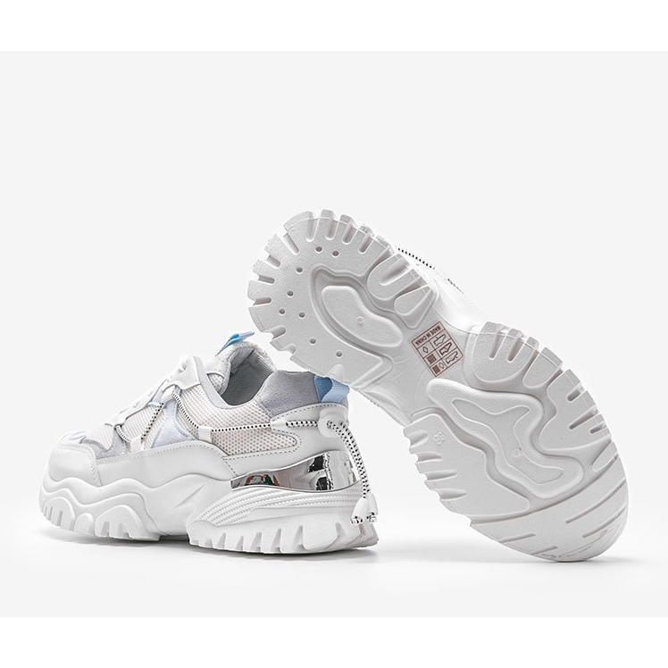 Sneakers sportive bianche Cristal bianco 1