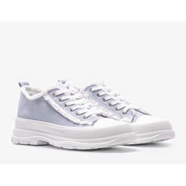 Sneakers blu con suola spessa Makenna 1