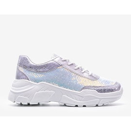 Scarpe sportive da donna Carson argento 1