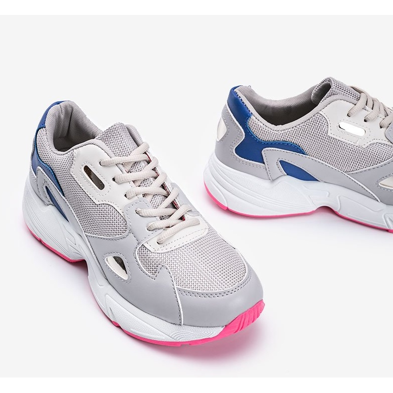 Sneakers grigie da donna Kendall grigio 1