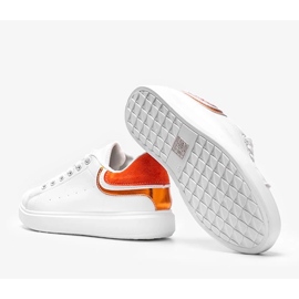 Sneakers bianche da donna Orange Makaila bianco 1