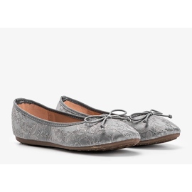 Ballerine in pizzo grigio di Alessandra 2