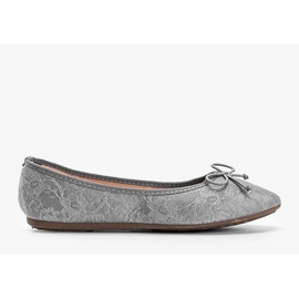 Ballerine in pizzo grigio di Alessandra 1