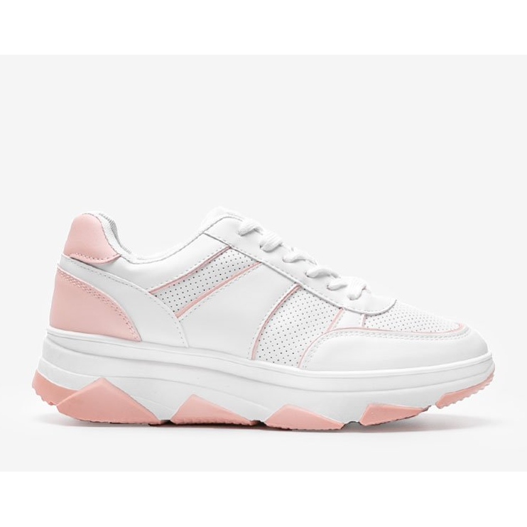 Sneakers bianche e rosa di Julissa bianco 1