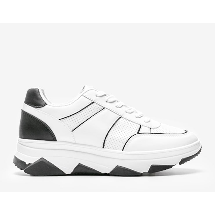 Sneakers bianche e nere di Julissa bianco 1