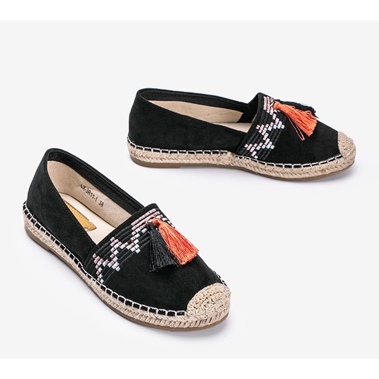 Espadrillas nere con nappine Alyana nero 1