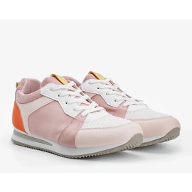 Sneakers rosa Elaine in ecopelle 1