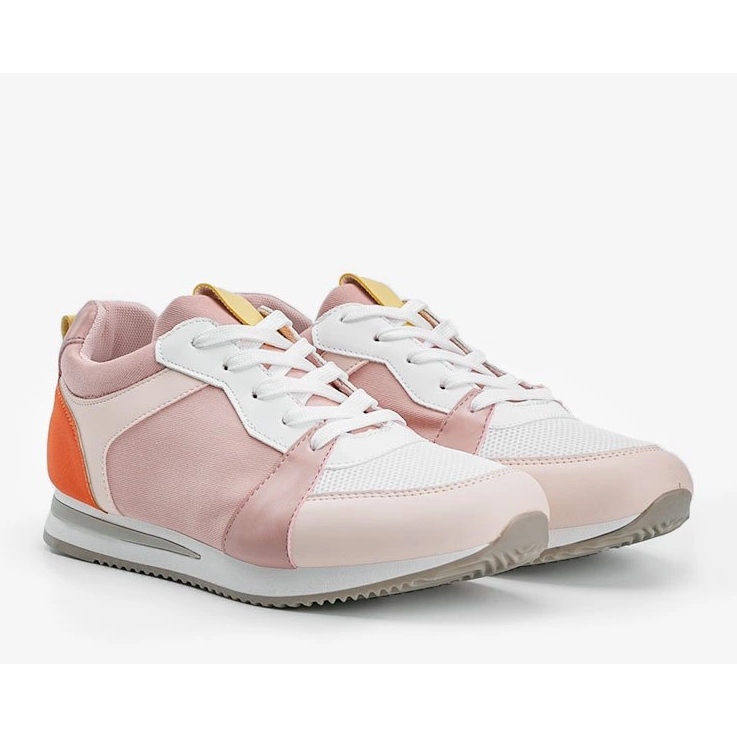 Sneakers rosa Elaine in ecopelle 1