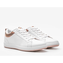 Sneakers bianche con inserto olografico Madalynn beige bianco 1