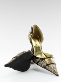 Décolleté con decorazione 51589-36 marrone 2