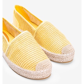Espadrillas intrecciate Carly gialle giallo 1