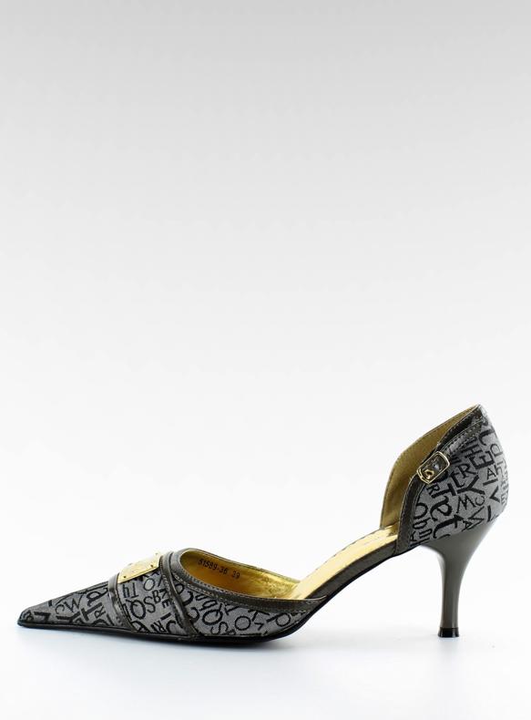 Décolleté con decorazione 51589-36 Gris grigio 1