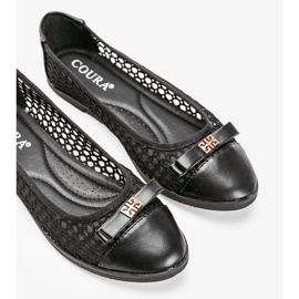 Ballerine Kaley nere traforate nero 1