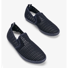 Sneakers traforate Mallory blu navy 1