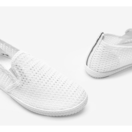 Le sneakers bianche traforate di Mallory bianco 1