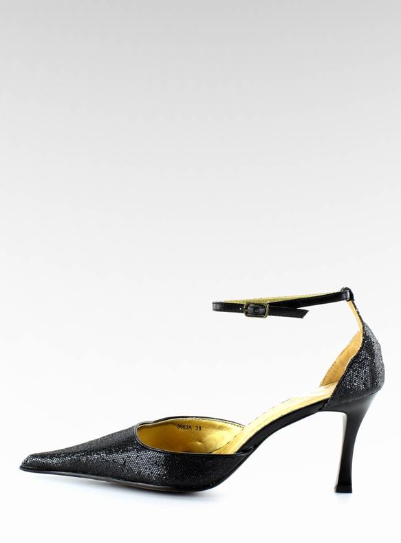 Décolleté in punta 3963A Noir nero 1