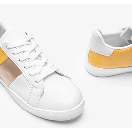 Sneakers Haille pastello bianche e gialle bianca 1