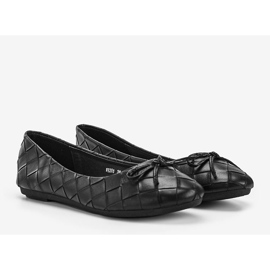 Ballerine Kaiden intrecciate nere nero 2