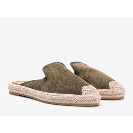 Infradito verdi con frontale Kinshasa integrato verde 1