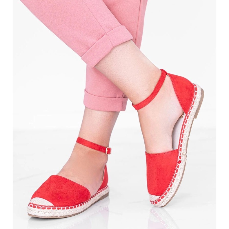 Sandali espadrillas rossi Chloe Star rosso 1