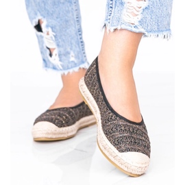 Espadrillas marroni con filo Zoey dorato marrone 1