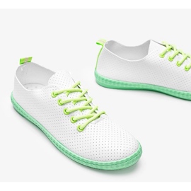 Lasciami sneakers bianche traforate bianca 1