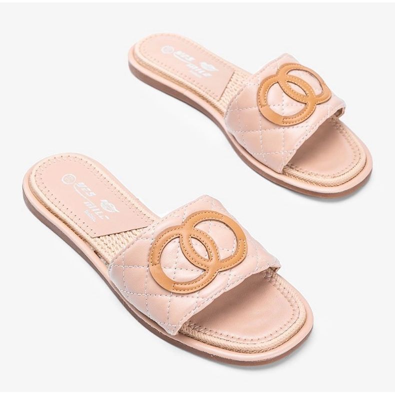 Ciabatte Ypsy da donna beige 1