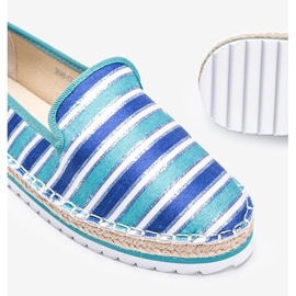 Espadrillas a righe blu Ottawa 1