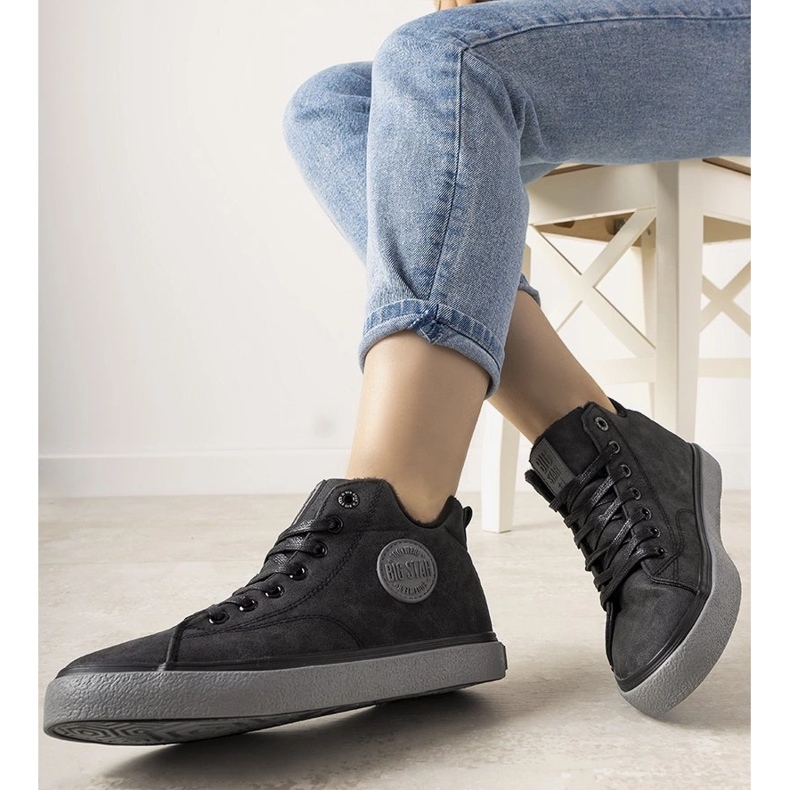Sneakers Giulia da donna isolanti nere Big Star nero 1