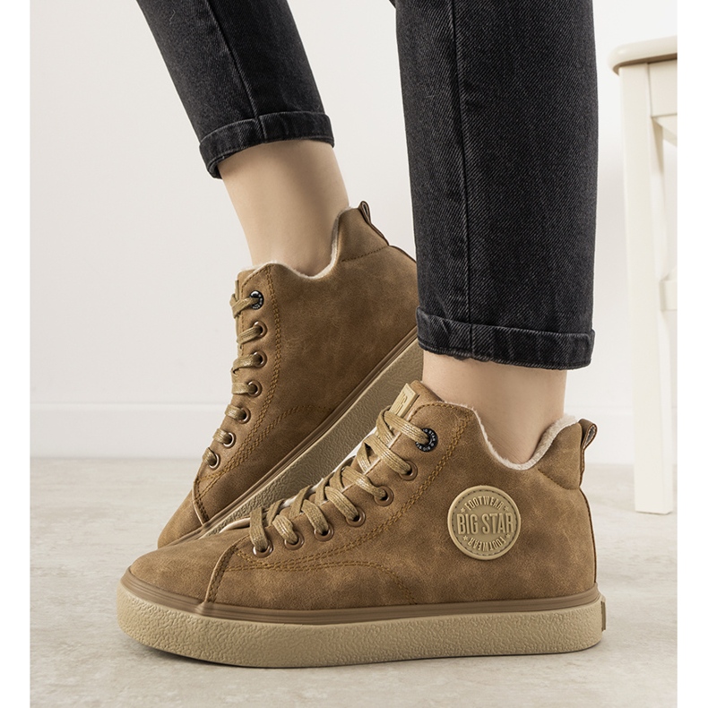 Sneaker Giulia da donna isolante marrone Big Star 1