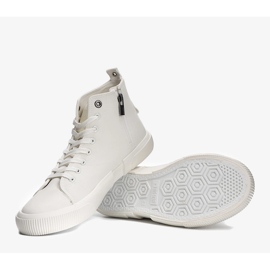 Sneakers da uomo Big Star bianche metallizzate bianca 1