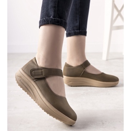 Scarpe marroni su una spessa suola Lumen marrone 2