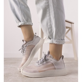 Sneakers sportive Alicante grigie trasparenti grigio 2