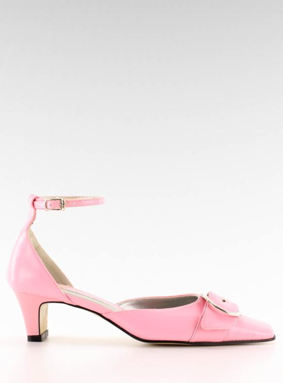 Décolleté con fibbia 39696-1 Rosa 1