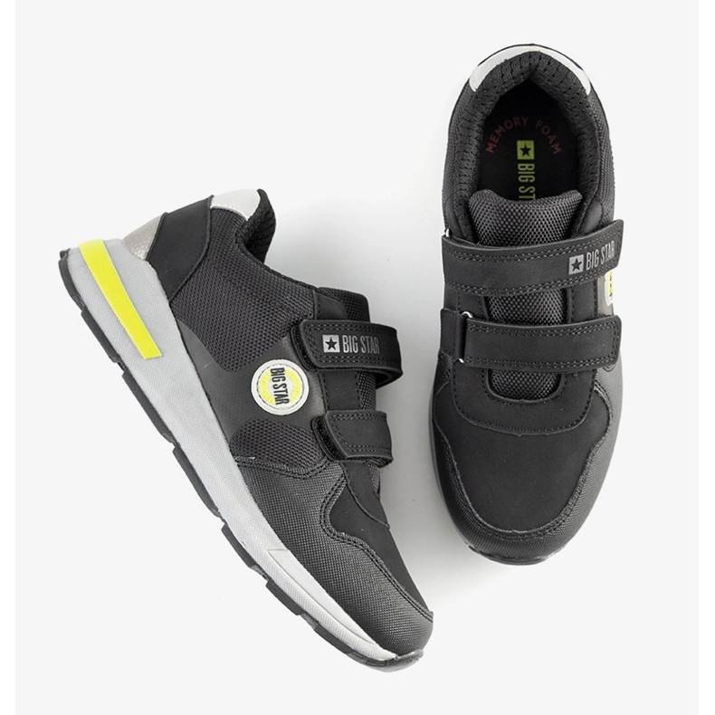 Sneakers sportive per bambini Big Star Black Astrid nero 1