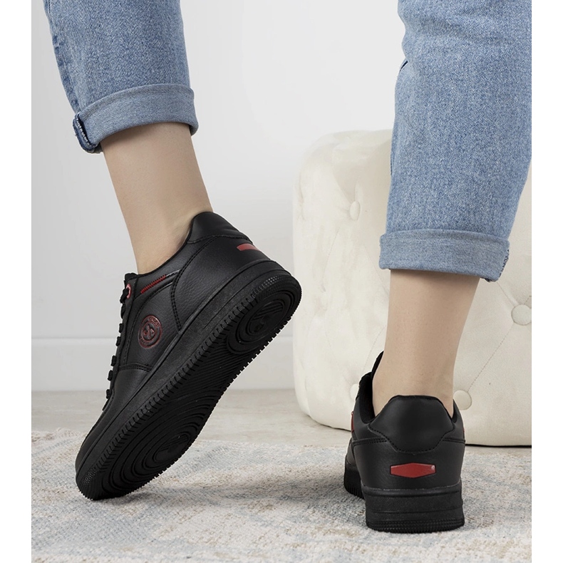 Sneakers nere Cross Jeans Zemira da donna nero 1