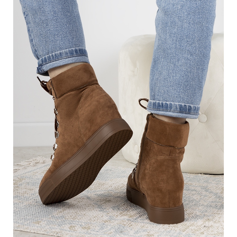 Sneakers cammello invernali Carmona marrone 2