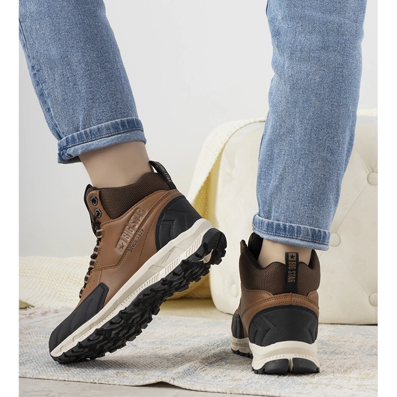 Marrone Big Star Ivanna scarpe da trekking 1