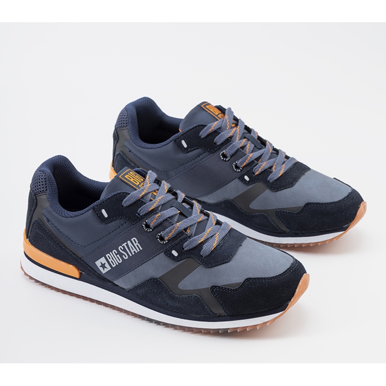 Scarpe sportive da uomo Acosta Big Star blu navy 1